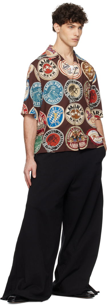 Košeľa AMIRI Amiri Coasters Bowling Shirt Hnedá | AMSTCA1086, 3