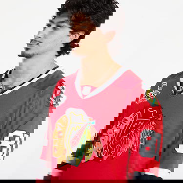 Dres Mitchell & Ness Mitchell & Ness NHL Dark Jersey Blackhawks 2014 Marian Hossa Chicago Blackhawks Červená | JY8922-CBHSCAR, 1