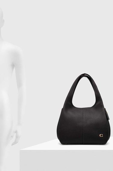 Kabelka Coach Coach Leather Shoulder Bag Čierna | CM544, 5