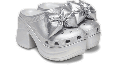 Tenisky a topánky Crocs Siren Metallic Bow Clogs Metalická | 210050-0P1, 1