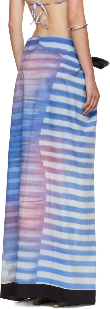 Sukňa Jean Paul Gaultier Jean Paul Gaultier Printed Air Cover-up Maxi Skirt Modrá | 25/03-U-AC028-W036-565034, 2
