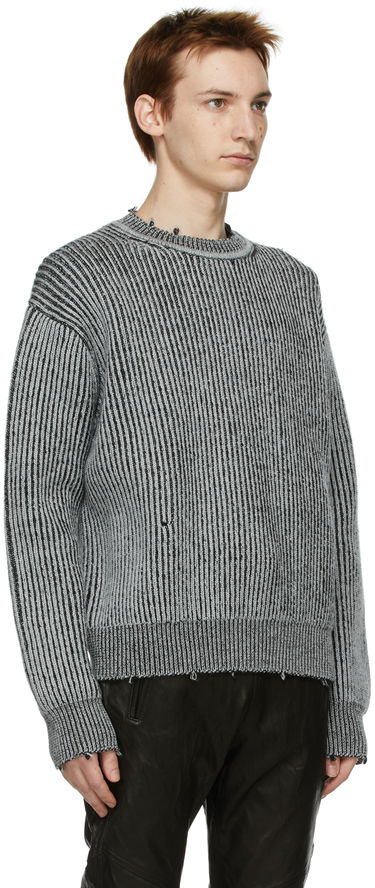 Sveter John Elliott John Elliott Wool Structure Sweater Šedá | D101P5720A, 1