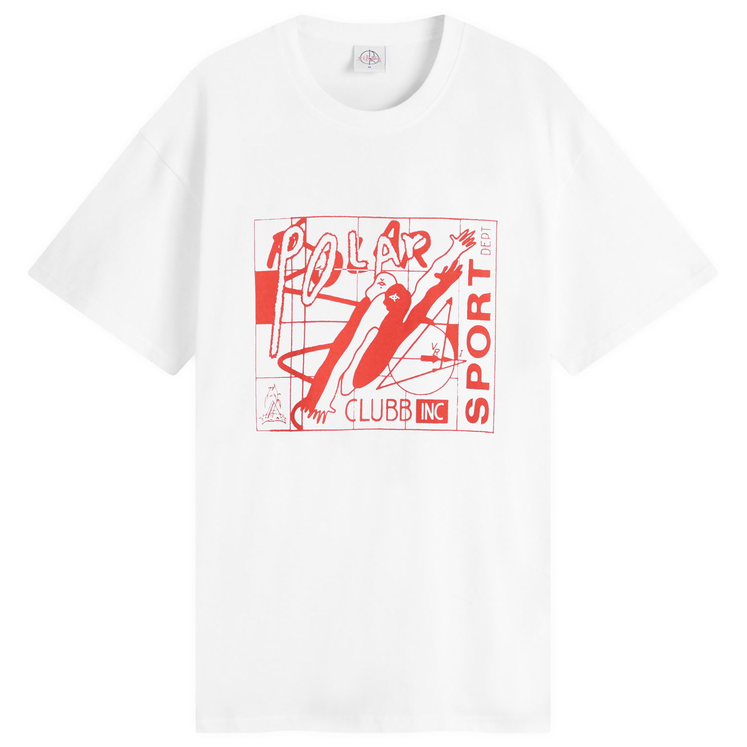 Tričko Polar Skate Co. Clubb Inc Graphic T-Shirt - White Biela | PSC-W24-29, 0