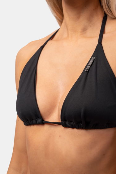 Plavky NEBBIA Classic Triangle Bikini Top Čierna | 450-BLACK, 3