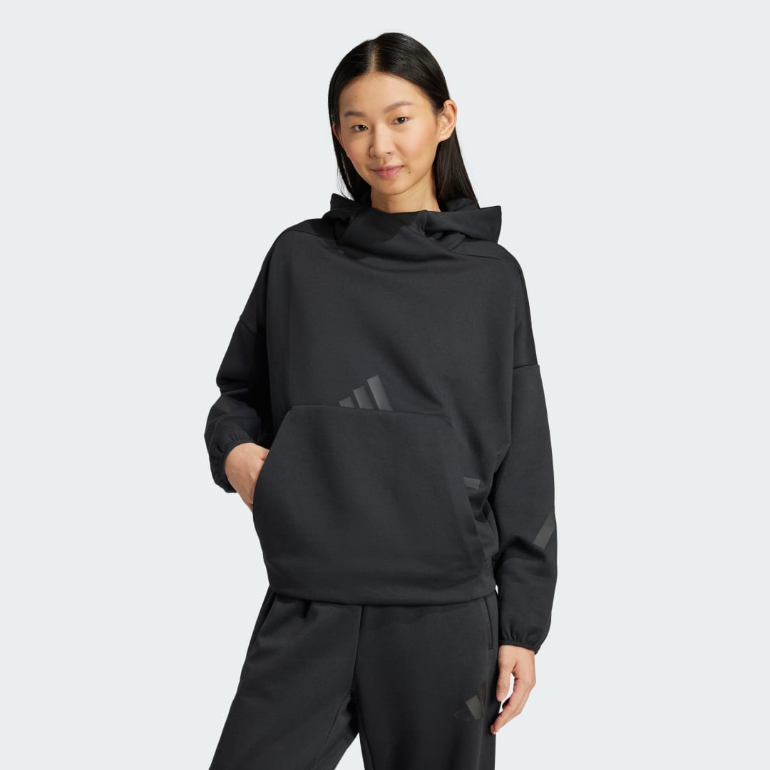 Mikina adidas Performance Z.N.E. Hooded Sweatshirt Čierna | JE7860, 0