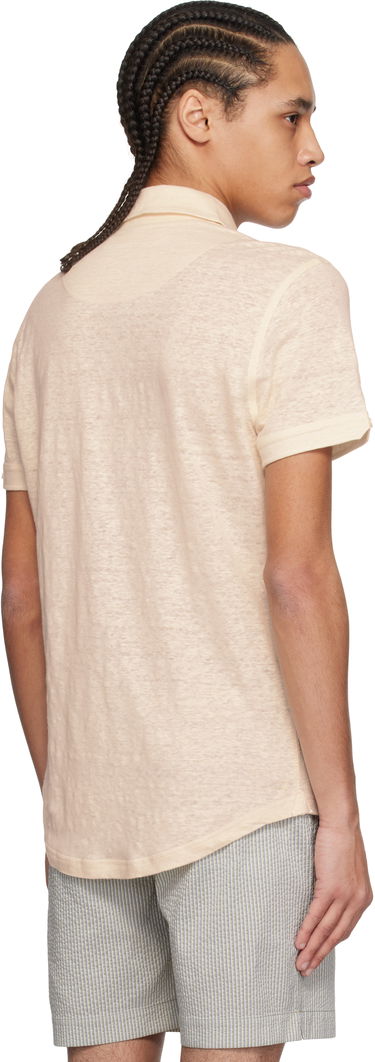 Polo tričko Orlebar Brown Orlebar Brown Sebastian Linen Polo Béžová | 280280, 2