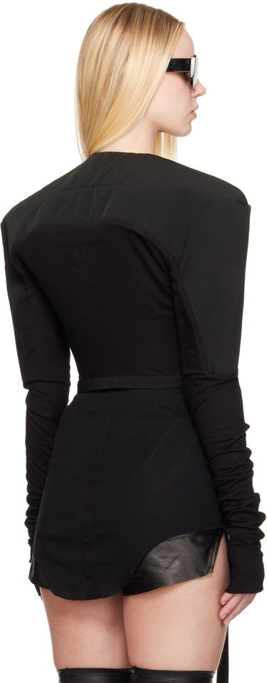 Bunda Rick Owens Rick Owens Hollywood Tight Blazer Čierna | RO01E7275 PCVSJA, 2