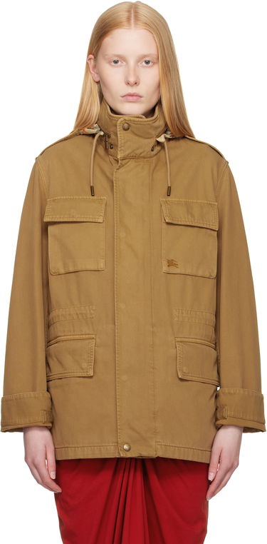Parka Burberry Burberry Hooded Field Jacket Hnedá | 8106036, 0