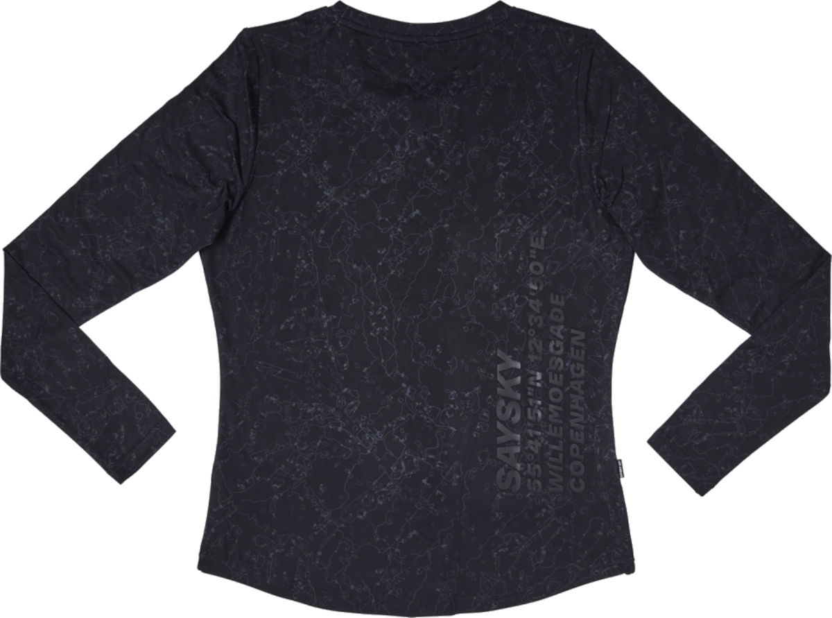Tričko Saysky Saysky Women's Map Blaze Long Sleeve T-Shirt Čierna | jwrls01c1003, 1