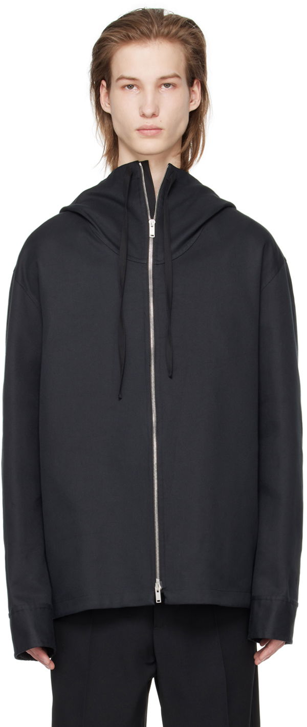 Bunda Jil Sander Hooded Jacket Čierna | J23BN0102_J45216