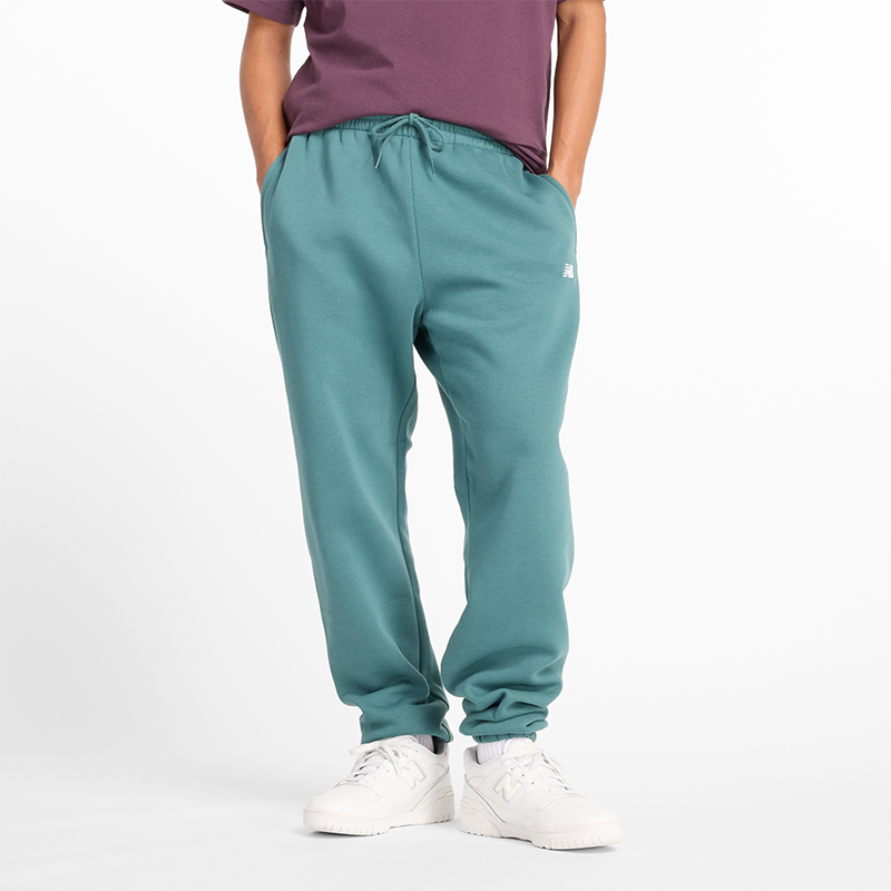 Tepláky New Balance NB Sweatpants Zelené | NBMP41503NUS, 0