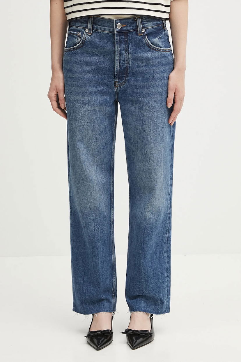 Džínsy Anine Bing Anine Bing Gavin High-Waist Jeans Modrá | A.06.11188