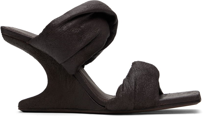 Doplnky Rick Owens Rick Owens Porterville Cantilever 8 Twisted Heeled Sandals Hnedá | RP01E7803 LBA
