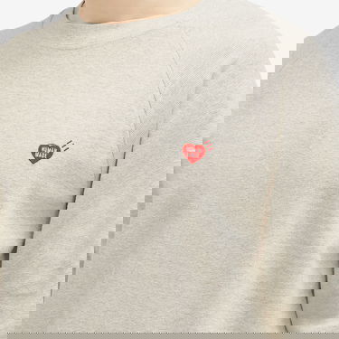 Sveter Human Made Human Made Raglan Sleeve Long Sleeve T-Shirt Béžová | HM28CS012-WH, 5