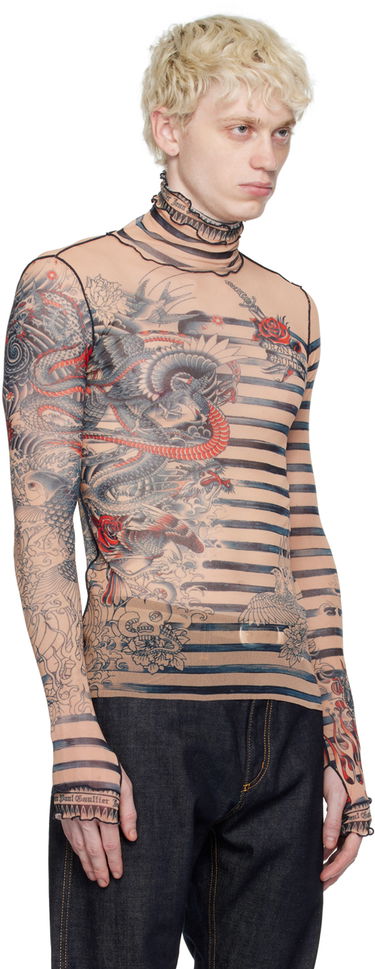 Tričko Jean Paul Gaultier Gaultier Printed Turtleneck Rôznofarebný | 23/15-U-TO121-T537-635030, 3