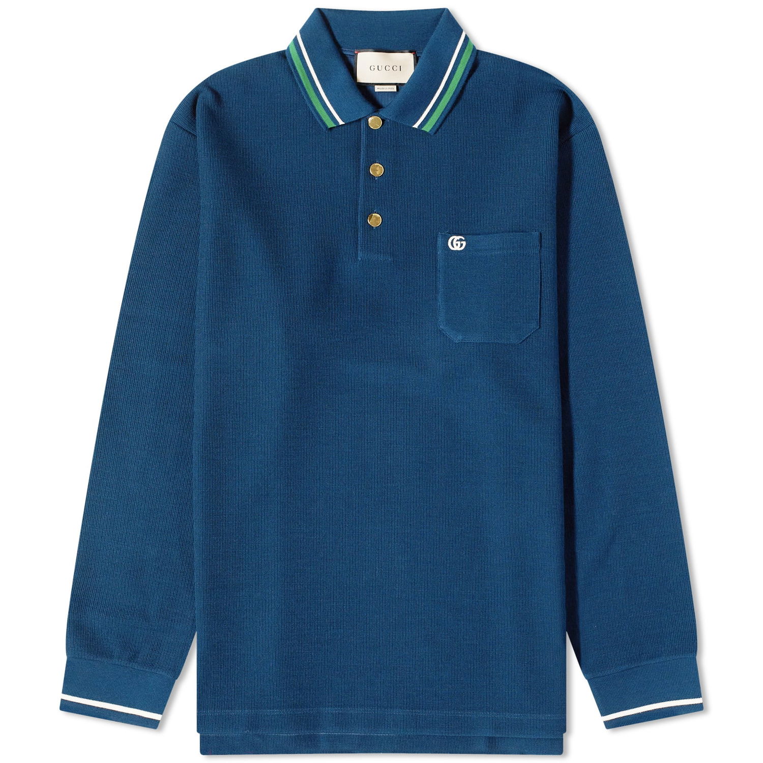 Polo tričko Gucci Logo Polo Tee Navy | 752608-XJFTM-4330, 0