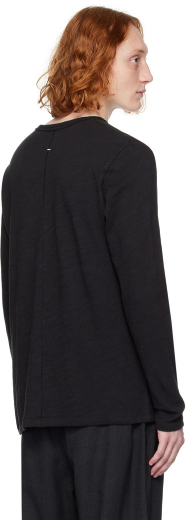 Tričko rag & bone Rag & Bone Classic Flame Long Sleeve T-Shirt Čierna | MBC20PT176JT75, 2