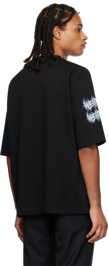 Tričko We11done We11done Graphic Print T-Shirt Čierna | WD-TT3-23-748-U-BK, 2