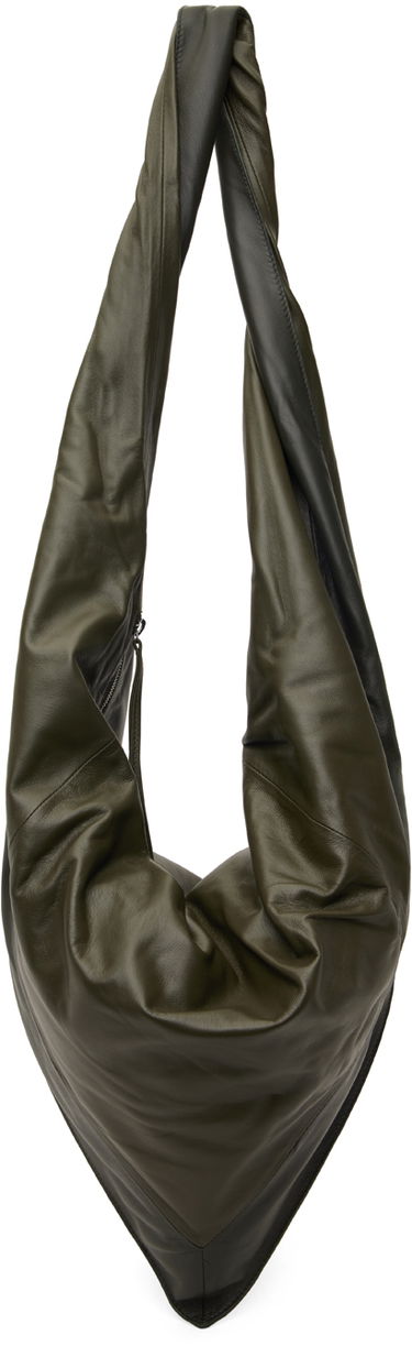 Tote bag LEMAIRE Scarf Leather Shoulder Bag Zelené | BG0078 LL0075, 0