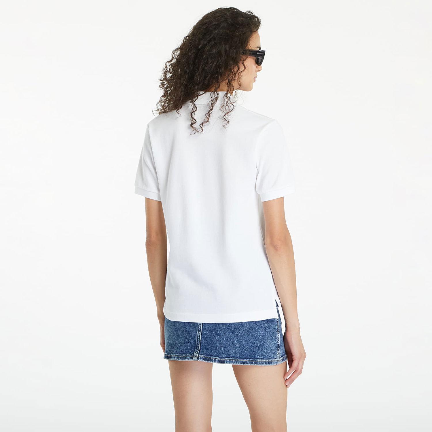 Tričko Comme des Garçons PLAY Emblem Knit Short Sleeve Tee UNISEX White Biela | AX-T006 WHITE, 1