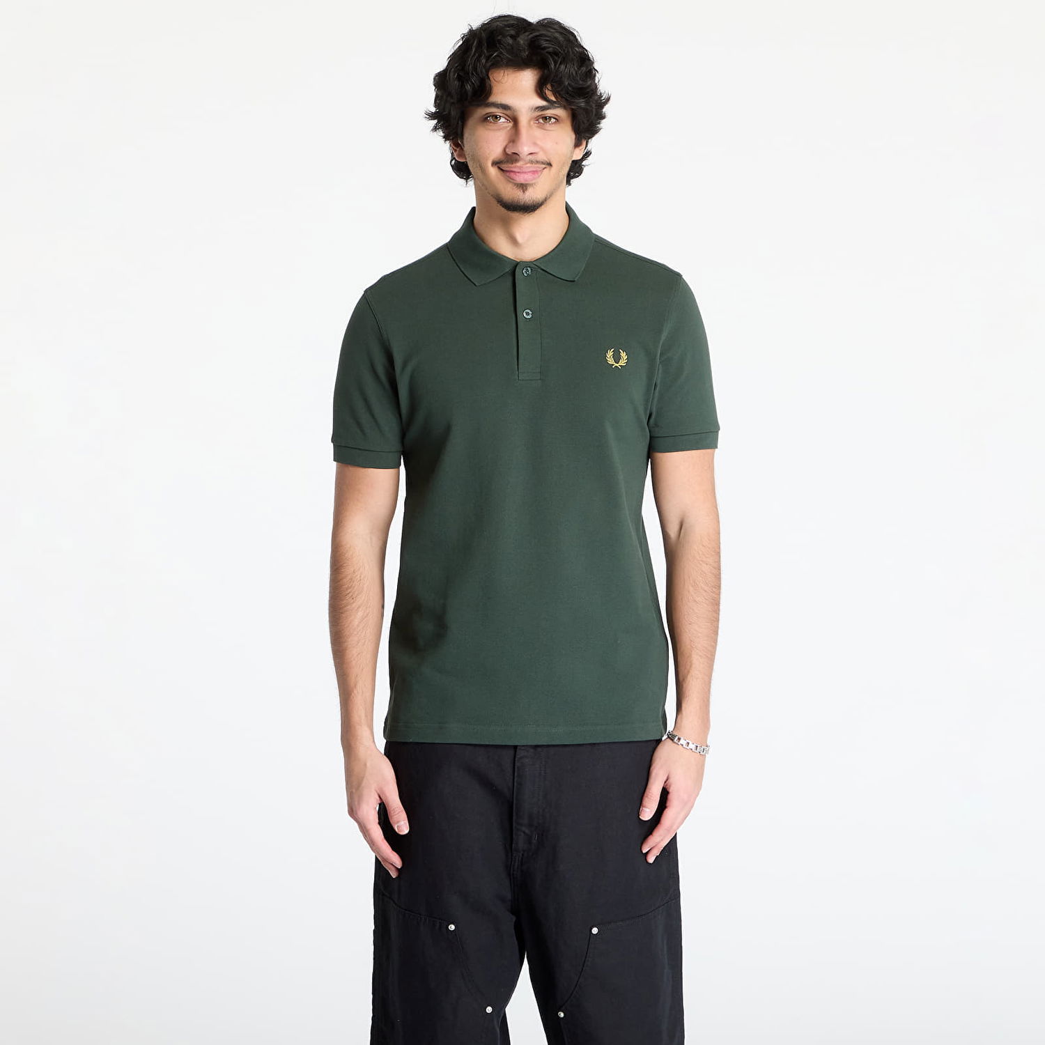 Polo tričko Fred Perry Fred Perry The Shirt Court Polo Zelené | M6000 Y22, 0
