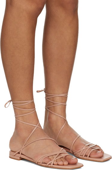 Doplnky Gianvito Rossi Gianvito Rossi Nappa Lace-Up Sandals Béžová | G32508-05RIC-NAP, 3
