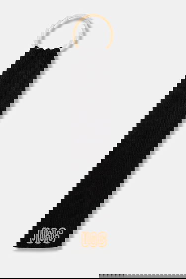 Šál UGG CHUNKY Wool Blend Scarf with Embroidered Logo Čierna | 102787, 0