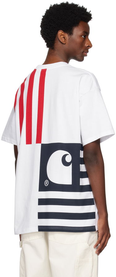 Tričko Carhartt WIP Work In Progress Coast State T-Shirt Biela | I031754, 2