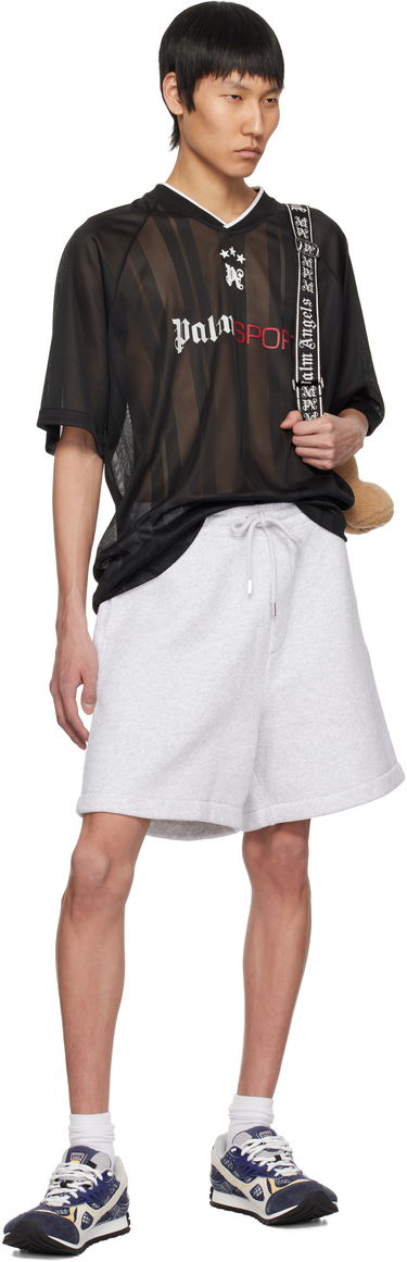 Dres Palm Angels Palm Angels 'Palm Sport' Mesh T-Shirt Čierna | PMAA104S25FAB0011003, 4
