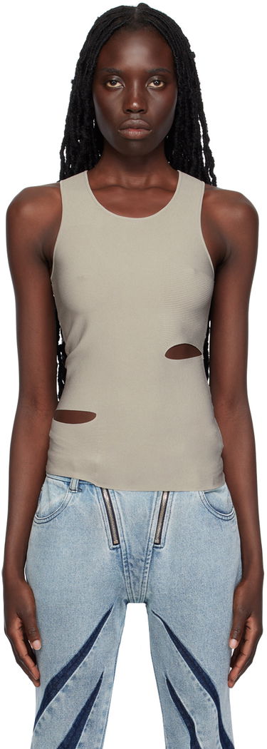 Tielko Dion Lee Slit Detail Tank Top Šedá | C7211P23, 0