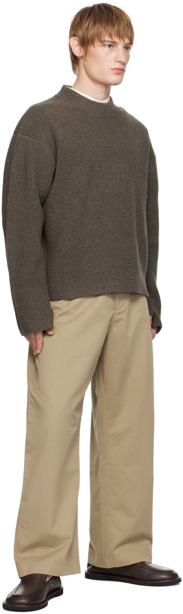 Sveter Studio Nicholson Studio Nicholson Voe Knit Sweater Hnedá | VOE SNM - 1292, 3