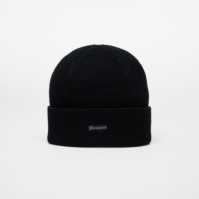 Kulicha Pleasures Waffle Knit Beanie Čierna | P24W056 BLACK