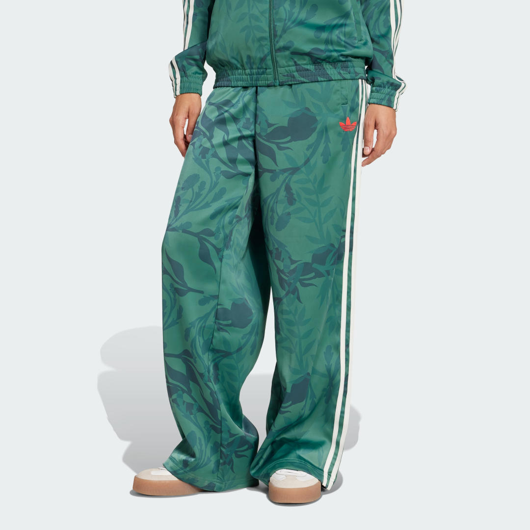 Nohavice adidas Performance Italy Wide-Leg Track Pants Zelené | JJ0346, 0