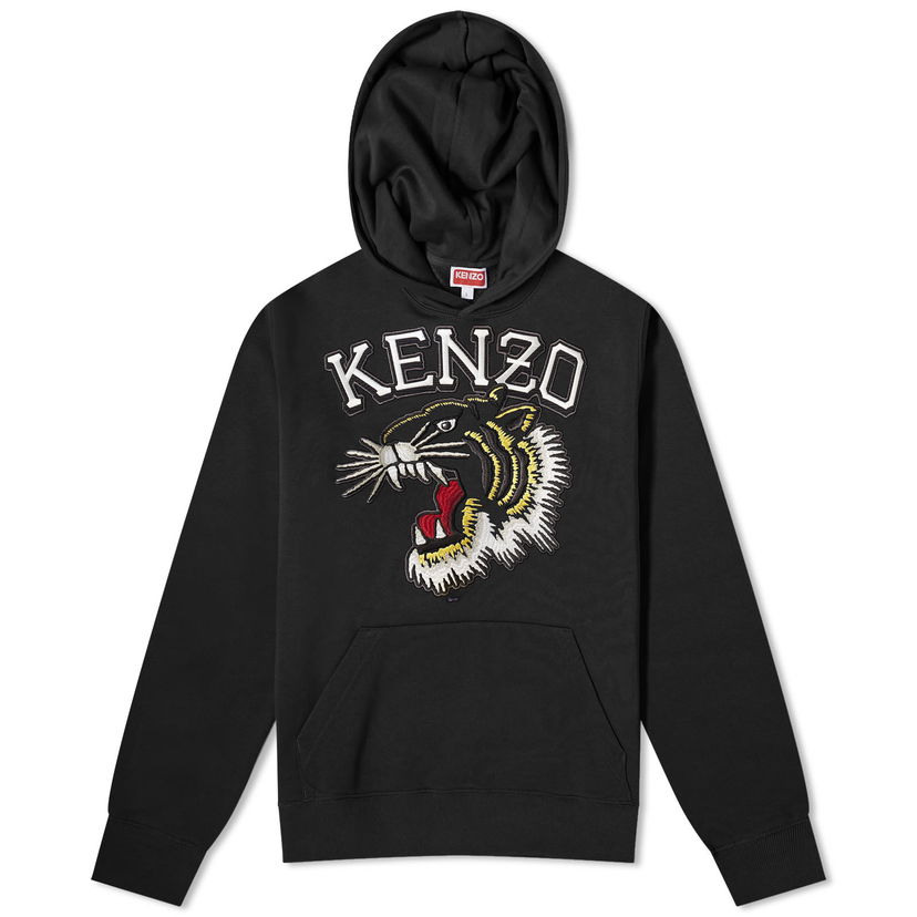 Mikina KENZO Tiger Varsity Slim Popover Hoodie Čierna | FE55SW1864MF-99J