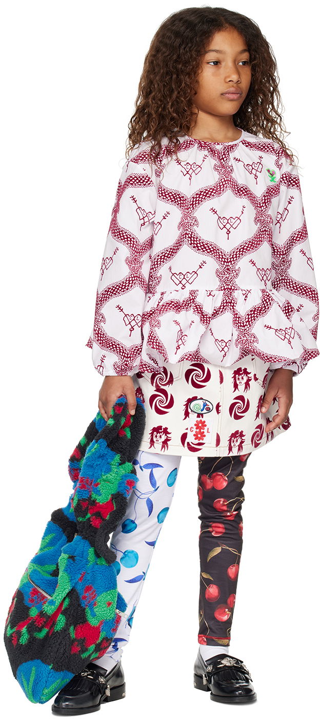 Chopova Lowena Bunny Fleece Shoulder Bag