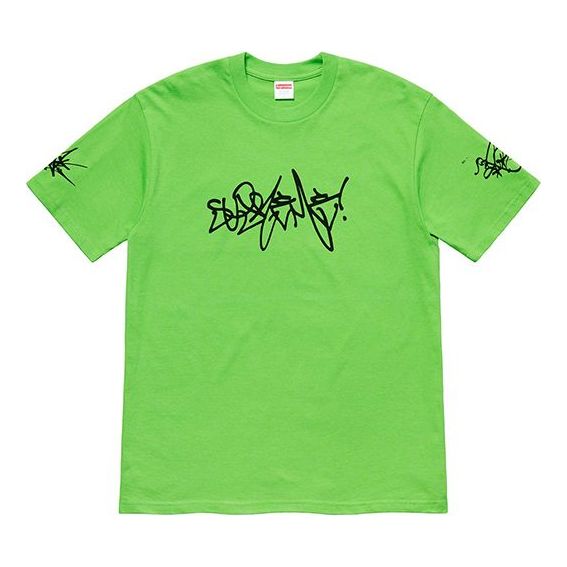 Tričko Supreme Rammellzee Tag Graphic Short Sleeve T-Shirt Zelené | SUP-SS20-485