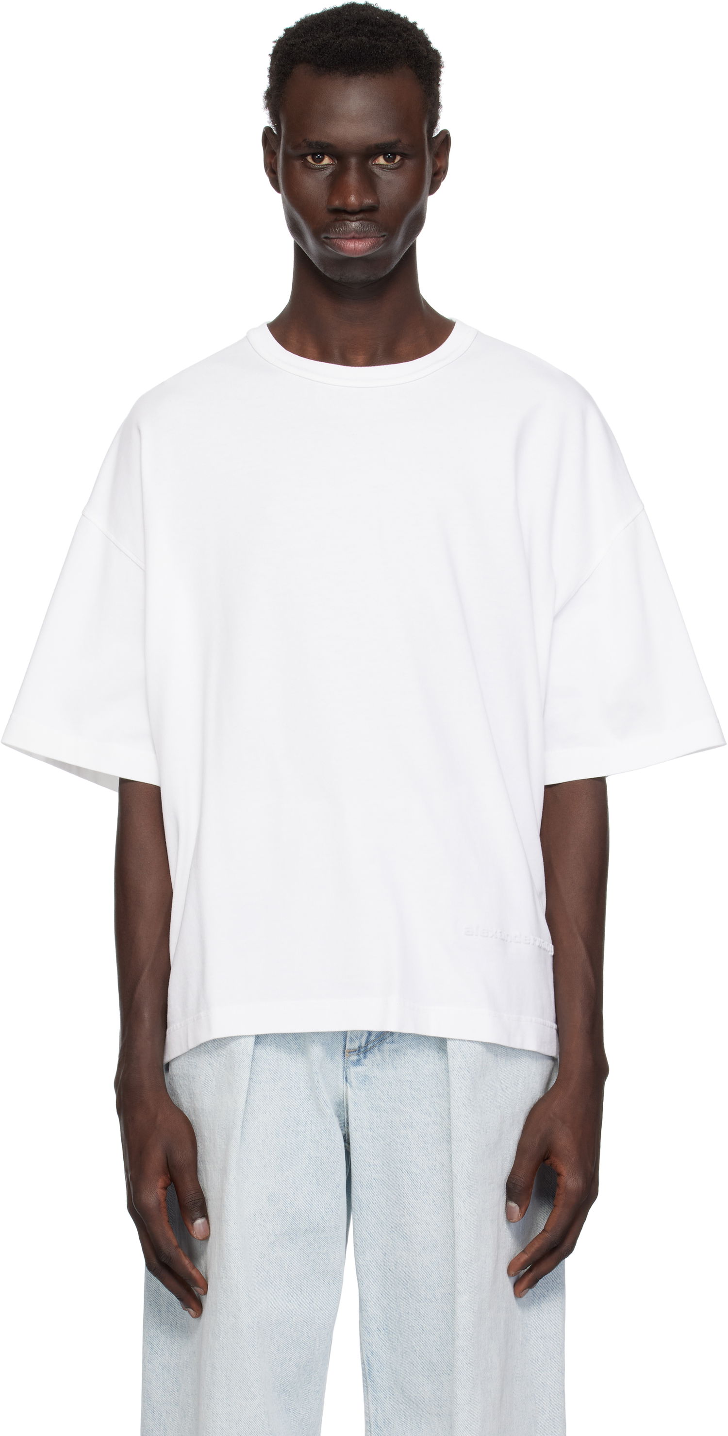 Tričko Alexander Wang Alexander Wang Logo T-Shirt Biela | 6CC1251075, 0