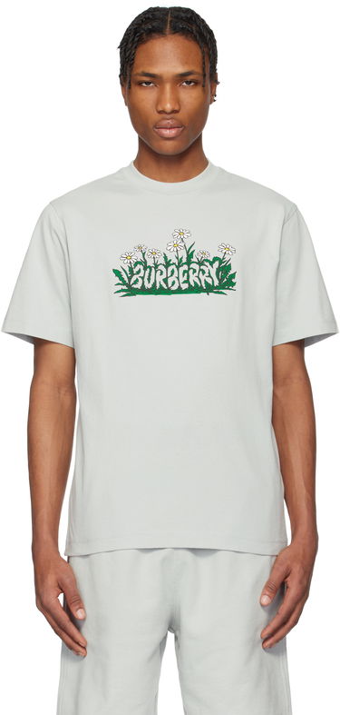 Tričko Burberry Burberry Daisy Logo Graphic T-Shirt Šedá | 8104901, 0