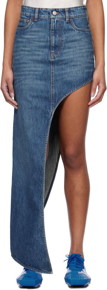 Sukňa Coperni Coperni One-Leg Denim Midi Skirt Modrá | COPJ84F2014, 0