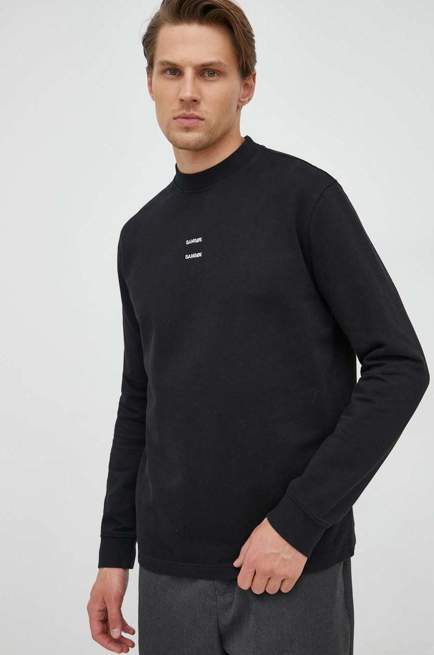 Tričko Samsoe Samsoe Samer T-shirt Čierna | M22400003, 0