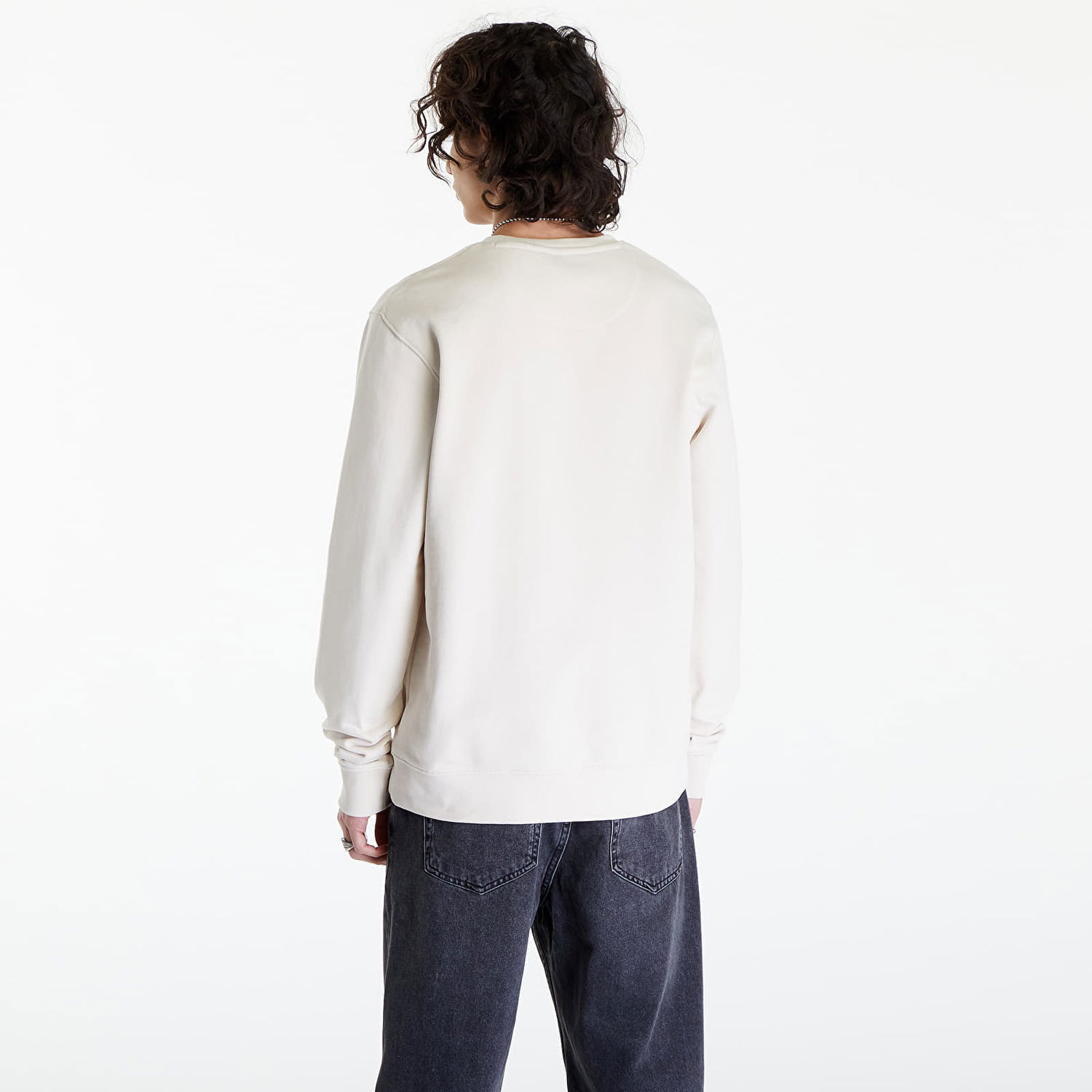 Mikina Wrangler Logo Crew Sweat Beige Béžová | 112350538, 1