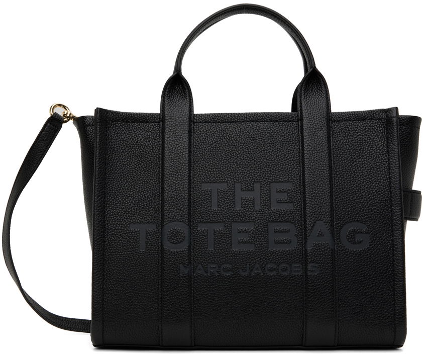 Tote bag Marc Jacobs Marc Jacobs 'The Tote Bag' Leather Medium Tote Čierna | 2P3HTT044H02, 0