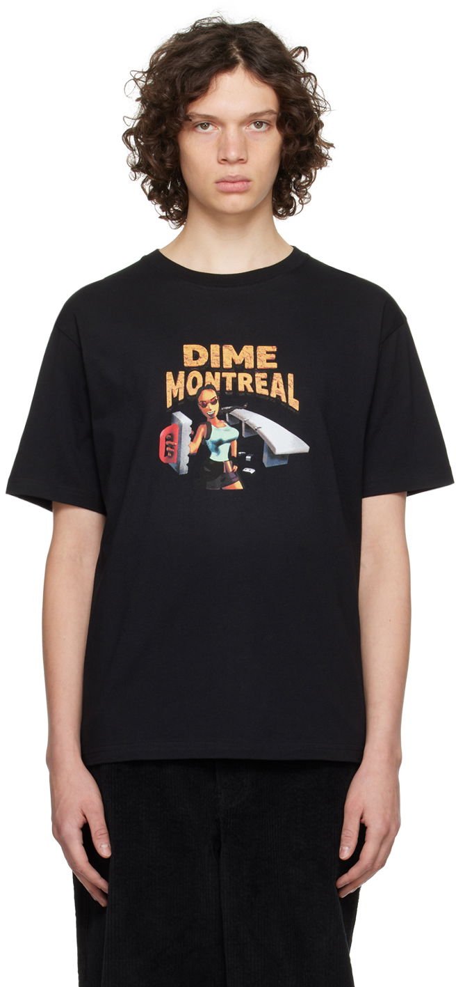 Tričko Dime Lara T-Shirt Čierna | DIME23D2F22BLK, 0