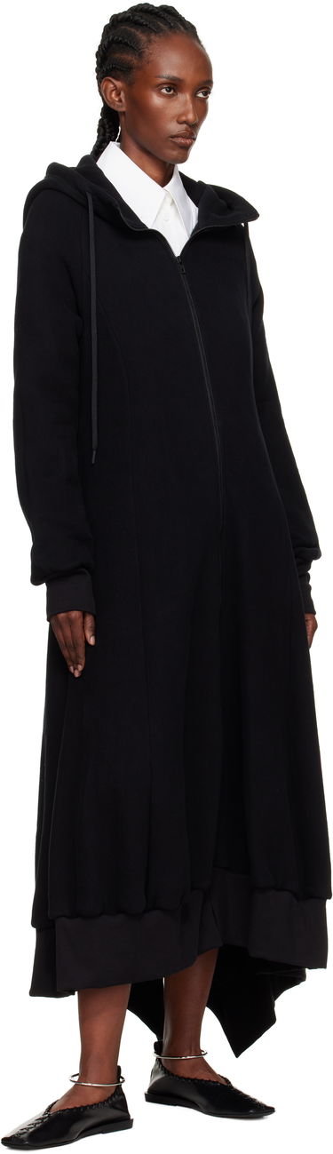 Šaty Yohji Yamamoto YOHJI YAMAMOTO Hooded Track Maxi Dress Čierna | FM-D51-002, 3