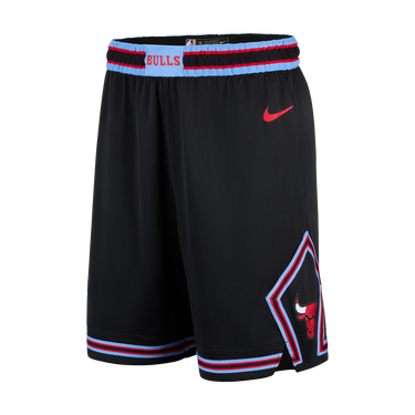 Šortky Nike Chicago Bulls City Edition Dri-FIT NBA Swingman Shorts Polyester Čierna | HM6031-010, 0
