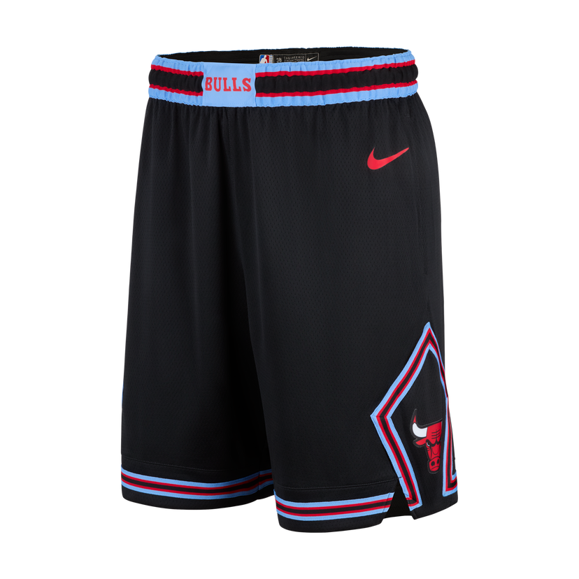 Šortky Nike Chicago Bulls City Edition Dri-FIT NBA Swingman Shorts Polyester Čierna | HM6031-010