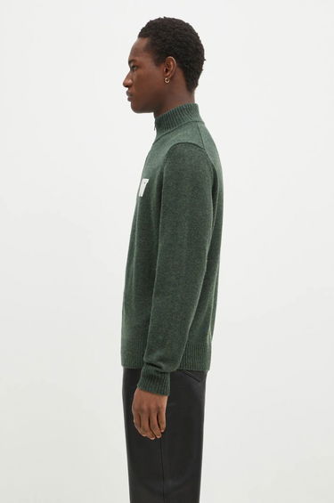 Sveter WOOD WOOD Wood Wood Blu AA CS Halfzip Lightweight Sweater Zelené | 10325502.4159, 1
