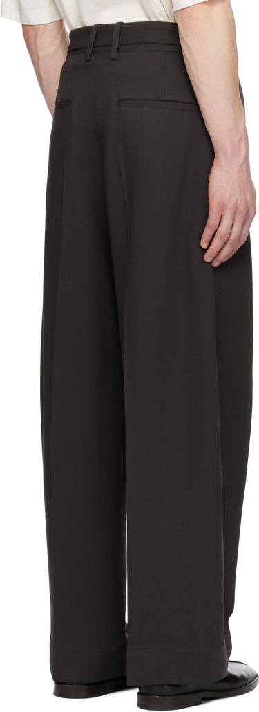 Nohavice Studio Nicholson Studio Nicholson Vital Trousers Čierna | VITAL SNM - 1279, 2