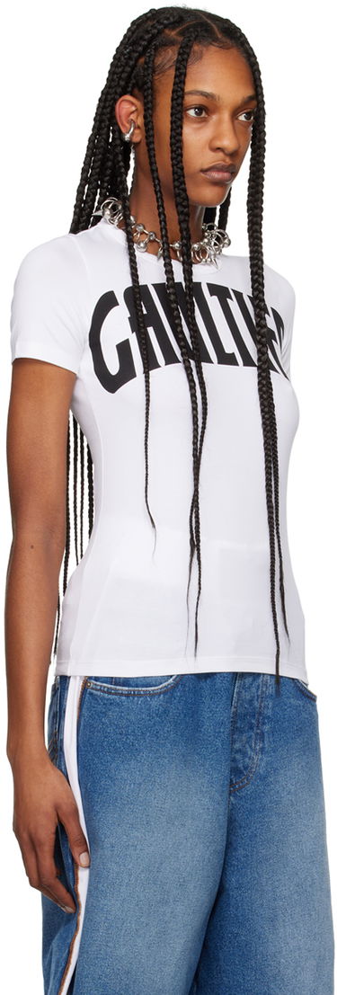 Tielko Jean Paul Gaultier Gaultier Women's Graphic Print T-Shirt Biela | 24/25-F-TS071I-J056-0100, 3
