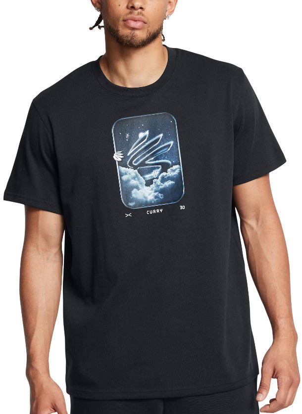Tričko Under Armour Curry Heavyweight Trend T-Shirt Čierna | 1387108-001